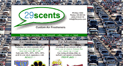 Desktop Screenshot of 29scents.com